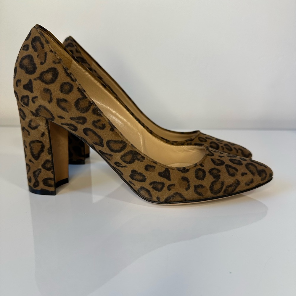 Manolo Blahnik Leopard Print Heels